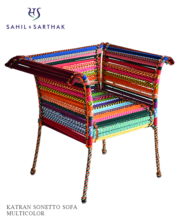 Sonetto Sofa - katran collection - Sahil & Sarthak - Multicolor